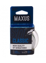 Классические презервативы в пластиковом кейсе MAXUS Classic - 3 шт. - Maxus - купить с доставкой в Калининграде