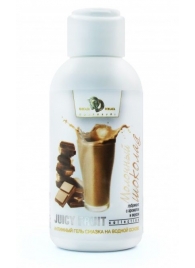 Интимный гель-смазка JUICY FRUIT с ароматом молочного шоколада - 100 мл. - БиоМед - купить с доставкой в Калининграде