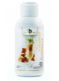 Интимный гель-смазка JUICY FRUIT с ароматом солёной карамели - 100 мл. - БиоМед - купить с доставкой в Калининграде
