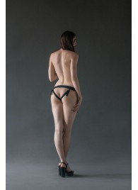 Черные трусики Better с анальной насадкой - 8 см. - Lola Games - купить с доставкой в Калининграде