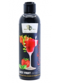 Интимный гель-смазка JUICY FRUIT с ароматом клубники - 200 мл. - БиоМед - купить с доставкой в Калининграде