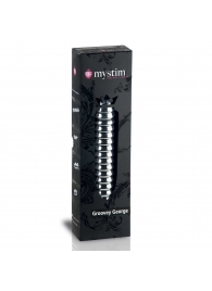 Рельефный фаллос для интенсивного электросекса Groovey George - 20 см. - MyStim - купить с доставкой в Калининграде