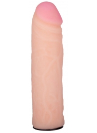 Пояс-трусики с насадкой Glamour Silver - 15,5 см. - LOVETOY (А-Полимер) - купить с доставкой в Калининграде