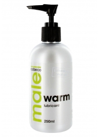 Лубрикант с согревающим эффектом MALE Cobeco Warm Lubricant - 250 мл. - Cobeco - купить с доставкой в Калининграде