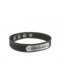 Чокер с белой строчкой Good Girl - Sitabella - купить с доставкой в Калининграде