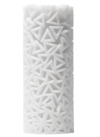 Белый 3D мастурбатор PILE - Tenga - в Калининграде купить с доставкой