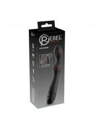 Черный вибромассажер простаты P-Spot - 23,5 см. - Orion - в Калининграде купить с доставкой