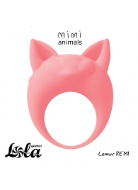 Оранжевое эрекционное кольцо Lemur Remi - Lola Games - в Калининграде купить с доставкой