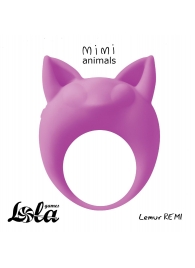 Фиолетовое эрекционное кольцо Lemur Remi - Lola Games - в Калининграде купить с доставкой