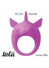 Фиолетовое эрекционное кольцо Unicorn Alfie - Lola Games - в Калининграде купить с доставкой