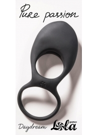 Черное эрекционное виброкольцо Daydream - Lola Games - в Калининграде купить с доставкой