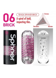 Мастурбатор SPINNER Brick - Tenga - в Калининграде купить с доставкой
