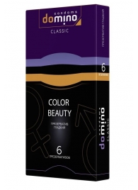 Разноцветные презервативы DOMINO Colour Beauty - 6 шт. - Domino - купить с доставкой в Калининграде
