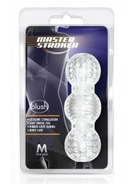 Прозрачный фигурный мастурбатор Master Stroker - Blush Novelties - в Калининграде купить с доставкой