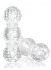 Прозрачный фигурный мастурбатор Master Stroker - Blush Novelties - в Калининграде купить с доставкой
