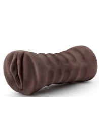 Коричневый мастурбатор-вагина Hot Chocolate Brianna - Blush Novelties - в Калининграде купить с доставкой