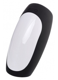 Черно-белый перезаряжаемый мастурбатор Erotist Hailstorm - Erotist Adult Toys - в Калининграде купить с доставкой