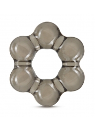 Дымчатое эрекционное кольцо Stay Hard Thick Bead Cock Ring - Blush Novelties - в Калининграде купить с доставкой