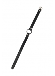 Черный кляп-кольцо Modesty - Lola Games - купить с доставкой в Калининграде