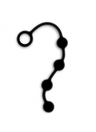 Черная анальная цепочка Excite S - 24 см. - Nexus Range