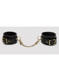 Черные оковы на ноги Bound to You Faux Leather Ankle Cuffs - Fifty Shades of Grey - купить с доставкой в Калининграде