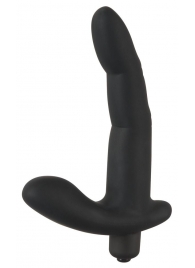 Черный вибромассажер простаты Naughty Finger Prostate Vibe - 13,8 см. - Orion - в Калининграде купить с доставкой
