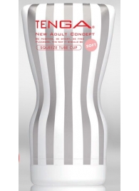 Мастурбатор TENGA Squeeze Tube Cup Soft - Tenga - в Калининграде купить с доставкой
