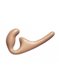 Бежевый безремневой страпон Seduction - 20,5 см. - Lola Games - купить с доставкой в Калининграде