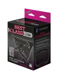 Черный пояс для насадок BEST CLASS STRAP - LOVETOY (А-Полимер) - купить с доставкой в Калининграде