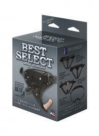Пояс HARNESS BEST SELECT с вагинальной пробкой - LOVETOY (А-Полимер) - купить с доставкой в Калининграде