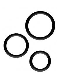 Набор из 3 эрекционных колец SILICONE COCKRINGS - Dream Toys - в Калининграде купить с доставкой