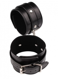 Черные оковы Classic Ankle Cuffs - Chisa - купить с доставкой в Калининграде