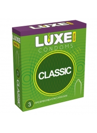 Гладкие презервативы LUXE Royal Classic - 3 шт. - Luxe - купить с доставкой в Калининграде
