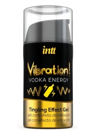 Жидкий интимный гель с эффектом вибрации Vibration! Vodka Energy - 15 мл. - INTT - купить с доставкой в Калининграде