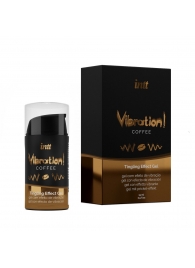 Жидкий интимный гель с эффектом вибрации Vibration! Coffee - 15 мл. - INTT - купить с доставкой в Калининграде