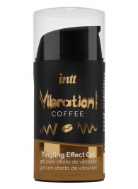 Жидкий интимный гель с эффектом вибрации Vibration! Coffee - 15 мл. - INTT - купить с доставкой в Калининграде