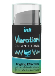 Жидкий интимный гель с эффектом вибрации Vibration! Gin   Tonic - 15 мл. - INTT - купить с доставкой в Калининграде