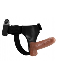 Страпон на трусиках с вибрацией Ultra Passionate Harness - 16 см. - Baile - купить с доставкой в Калининграде