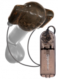 Дымчатый вибростимулятор головки пениса Dual Vibrating Head Teaser - Pipedream - в Калининграде купить с доставкой