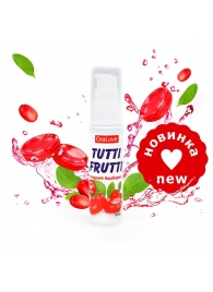 Гель-смазка Tutti-frutti со вкусом барбариса - 30 гр. - Биоритм - купить с доставкой в Калининграде
