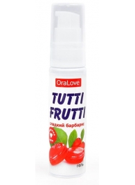 Гель-смазка Tutti-frutti со вкусом барбариса - 30 гр. - Биоритм - купить с доставкой в Калининграде