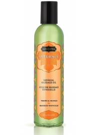 Массажное масло Naturals Tropical Mango с ароматом манго - 236 мл. - Kama Sutra - купить с доставкой в Калининграде