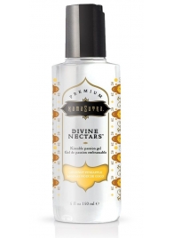 Гель-лубрикант на водной основе Divine Nectars Vanilla с ароматом ванили - 150 мл. - Kama Sutra - купить с доставкой в Калининграде