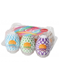Набор из 6 мастурбаторов Tenga EGG IV с различным рельефом - Tenga - в Калининграде купить с доставкой
