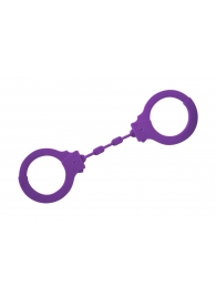 Фиолетовые силиконовые поножи Limitation - Lola Games - купить с доставкой в Калининграде
