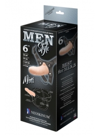 Пустотелый фаллопротез MEN STYLE - 17,5 см. - LOVETOY (А-Полимер) - купить с доставкой в Калининграде