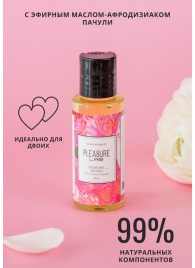 Массажное масло Pleasure Lab Delicate с ароматом пиона и пачули - 50 мл. - Pleasure Lab - купить с доставкой в Калининграде
