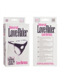 Трусы для страпона с универсальным креплением Universal Love Rider Luxe Harness - California Exotic Novelties - купить с доставкой в Калининграде