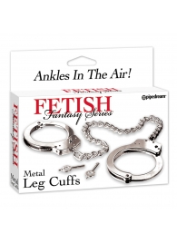 Металлические наручники Metal Leg Cuffs - Pipedream - купить с доставкой в Калининграде