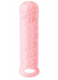 Розовый фаллоудлинитель Homme Long - 15,5 см. - Lola Games - в Калининграде купить с доставкой
